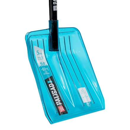 Лопата для уборки снега Palisad 61799, поликарбонат, 260х310х870 мм, стальной черенок, LUXE купить в Когалыме