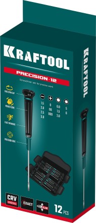 Набор Precision-12: отвертки для точных работ. 25689 купить в Когалыме