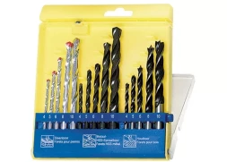 Набор сверл по бетону 5-6-8 мм металлу 5-6-8 мм дереву 5-6-8 мм 9 шт цилиндрический хвостовик SPARTA 725055