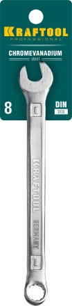 Ключи комбинированные KRAFTOOL, Cr-V, DIN 3113 27079-08 купить в Когалыме