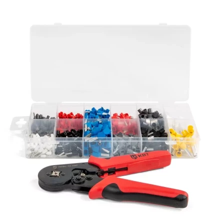 Набор втулочных наконечников с пресс-клещами НШВИ К-775-1 (КВТ) купить в Когалыме