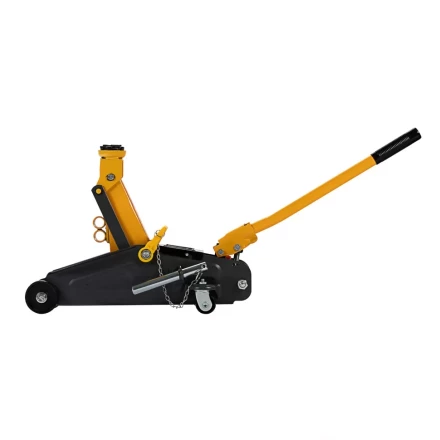 Домкрат гидравлический подкатной с фиксатором, 2 т, 130-330 мм Denzel 51153 купить в Когалыме