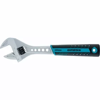 Ключ разводной, 200 мм,CrV, двухкомпонентная ручка  GROSS 15561 купить в Когалыме