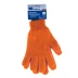 Перчатки трикотажные акрил двойные оранжевый двойная манжета Россия Сибртех 68689 купить в Когалыме