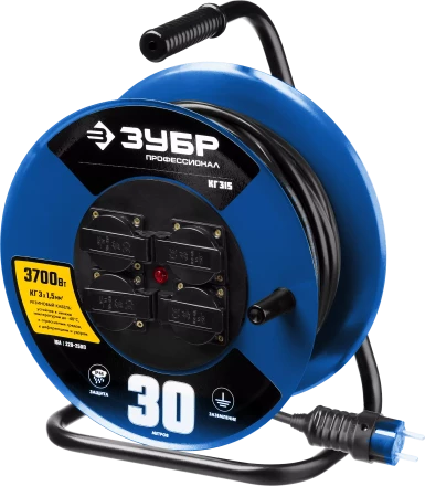 Профессиональные удлинители на стальной катушке КГ 315 силовые серия ПРОФЕССИОНАЛ купить в Когалыме