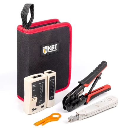 Набор КВТ LAN-4 для работ с сетевым кабелем (85935) купить в Когалыме