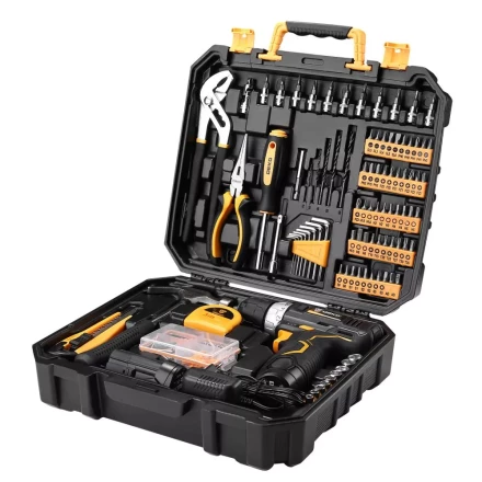 Дрель аккумуляторная DEKO GCD12DU3, 063-4134 + набор 195 инструментов купить в Когалыме