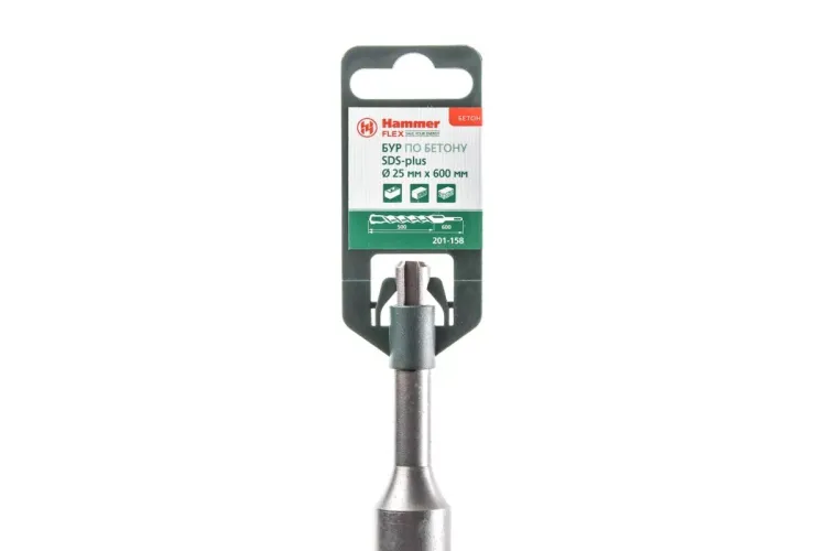 Бур HAMMER Ф25х600мм SDS Plus (201-158) купить в Когалыме