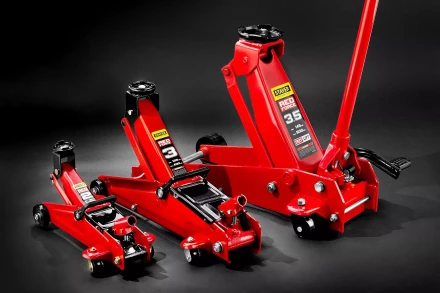 Домкрат гидравлический подкатной "RED FORCE", для внедорожников, 3т, 155-545мм, STAYER 43157-3 43157-3 купить в Когалыме