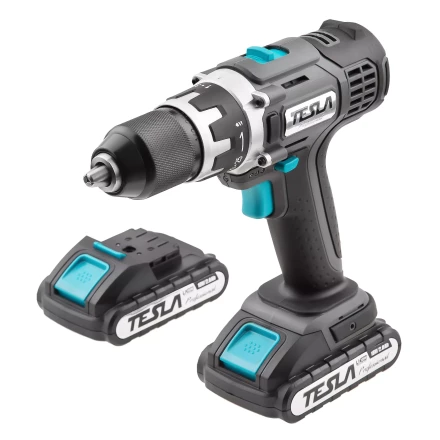 Аккумуляторная дрель TESLA TCD182DC с скейсом купить в Когалыме