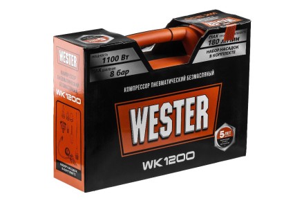 Безмаслянный компрессор WESTER WK1200 купить в Когалыме