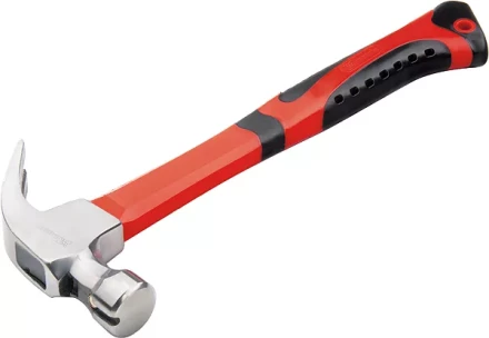 Молоток-гвоздодер 450 г боек c магнитом фибергласовая обрезиненная рукоятка MATRIX 10446 купить в Когалыме