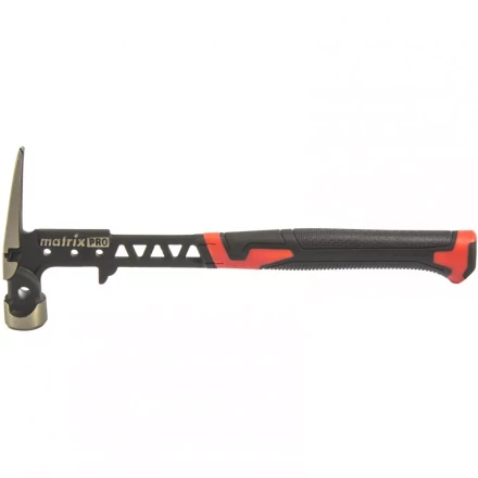 Молоток строительный 450 г цельнокованый боек с магнитом MATRIX 10467 купить в Когалыме