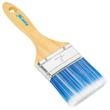 Кисть плоская "Евро" 3", искусственная щетина, деревянная ручка MTX 83073 купить в Когалыме