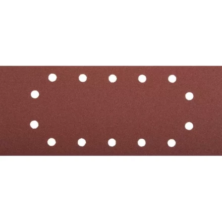 Лист шлифовальный ЗУБР "МАСТЕР", 14 отверстий, для ПШМ на зажимах, Р80, 115х280мм, 5шт 35594-080 купить в Когалыме