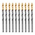 Сверло по металлу, 4,8 мм, HSS-Tin, Golden Tip, 10 шт. Denzel 717212 купить в Когалыме