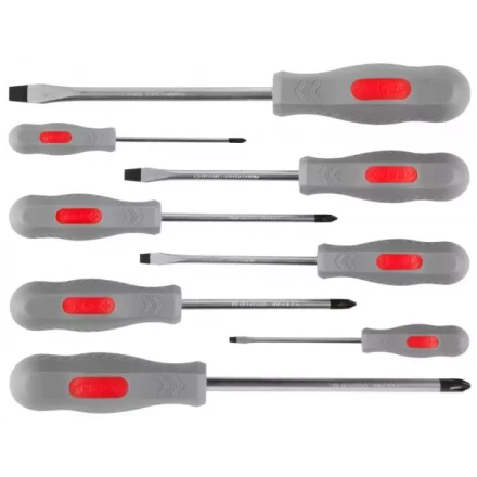 Набор ЗУБР "МАСТЕР": Отвертки, Cr-v, эргономичная двухкомпонентная рукоятка, 8шт 25065-H8_z02 купить в Когалыме