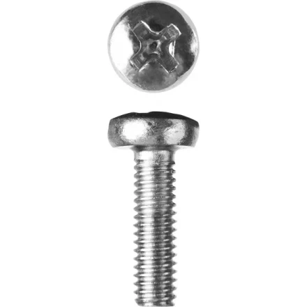 Винт ЗУБР "МАСТЕР" DIN 7985, класс прочности 4.8, оцинкованный, M4x12мм, 5кг 303150-04-012 купить в Когалыме