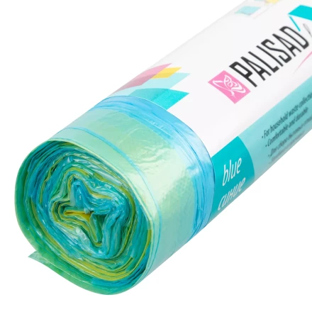 Пакеты для мусора с завязками 35 л x 15 шт. синие, Home Palisad 927155 купить в Когалыме