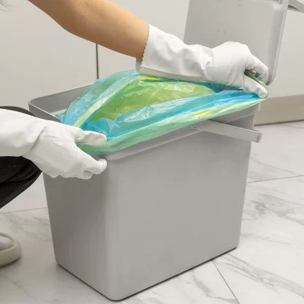 Пакеты для мусора с завязками 35 л x 15 шт. синие, Home Palisad 927155 купить в Когалыме