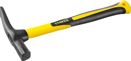 Молоток-кирочка КАМЕНЩИКА Fiberglass 600г с фиберглассовой рукояткой, STAYER Professional 20161 20161 купить в Когалыме