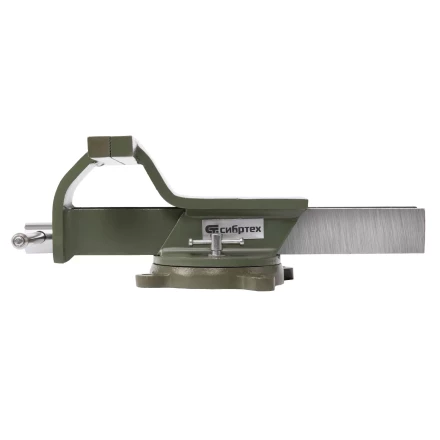 Тиски слесарные Сибртех 18621, 200 мм, стальные, поворотные купить в Когалыме