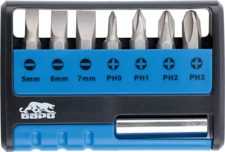 Набор бит с магнитным держателем, 8 шт БАРС 13357 купить в Когалыме