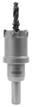 ТСТ коронка MESSER 28X25 с центрирующим сверлом и толкающей пружиной купить в Когалыме
