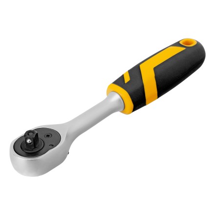 Ключ-трещотка 1/4&quot;  Denzel 14031, 90 зубьев, с быстрым сбросом, CrV купить в Когалыме