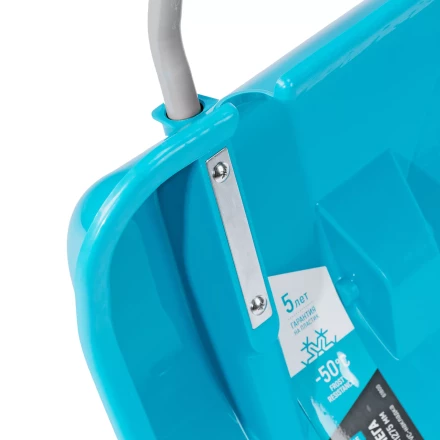 Скрепер для уборки снега Palisad 61800, полипропилен, колеса, 750х445х1275 мм, рукоятка с ПВХ, LUXE купить в Когалыме