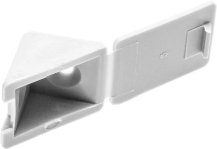 Уголок мебельный ЗУБР с шурупом, цвет белый, 4,0x15мм, ТФ6, 4шт 4-308256-3 купить в Когалыме