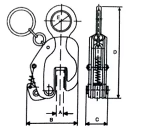 Захват для вертикального подъема листового металла тип DSQA-5.0 купить в Когалыме