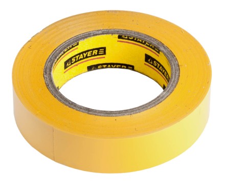 Изолента, STAYER Profi 12292-Y-15-10, ПВХ, на карточке, 15 мм х 10 м х 0,18мм, желтая 12292-Y-15-10 купить в Когалыме