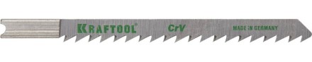 Полотна KRAFTOOL, U101D, для эл/лобзика, Cr-V, по дереву, ДСП, ДВП, чистый рез, US-хвост., шаг 4мм, 75мм, 2шт 159611-4 купить в Когалыме