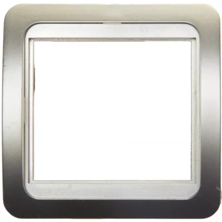 Панель СВЕТОЗАР "ГАММА" накладная, цвет золотой металлик, 1 гнездо SV-54145-GM купить в Когалыме