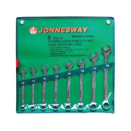 Набор ключей комбинированных удлиненных 10-19мм 8предметов Jonnesway W264108PRS 47376 купить в Когалыме