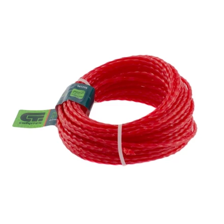 Леска для триммера квадратная витая, 3,0 мм х 10 м, Россия Сибртех 961775 купить в Когалыме