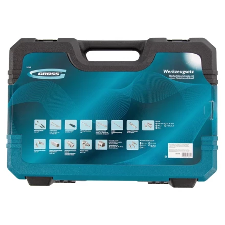 Набор инструментов 82 предметов , 120 зубьев, CrV, 1/4", 1/2" Gross 14149 купить в Когалыме