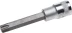 Торцовая бита-головка KRAFTOOL "INDUSTRIE QUALITAT", удлиненная, материал S2, TORX, сатинированная, 1/2", Т55 27906-55_z01 купить в Когалыме