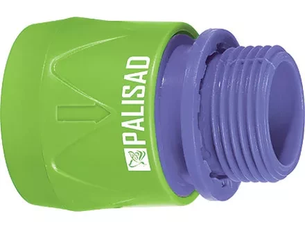 Соединитель пластмассовый быстросъемный внешняя  резьба 3/4"  PALISAD 66175 купить в Когалыме