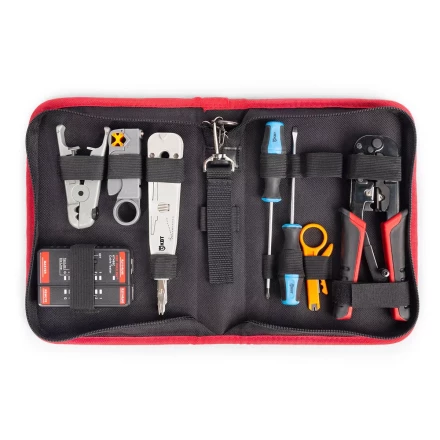 Набор КВТ LAN-8 для работ с сетевым кабелем (90348) купить в Когалыме