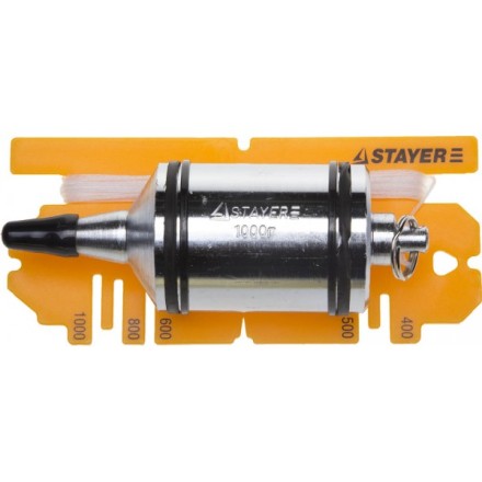 Отвес STAYER &quot;PROFI&quot; строительный со шнуром, с противоударными ободками, 1000 г 06352-100 купить в Когалыме