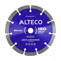 Диск алмазный по бетону ALTECO 150x22.23x2.3 мм 66517