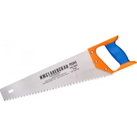 Ножовка "ИЖ" "ПРЕМИУМ" по дереву с двухкомпонентной пластиковой рукояткой, шаг 5мм, 400мм 1520-40-05_z01 купить в Когалыме