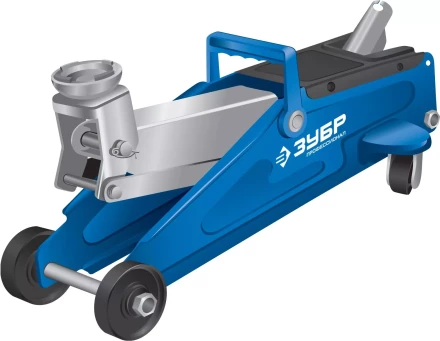 Домкрат гидравлический подкатной T50, 2т, 130-380мм, в кейсе, ЗУБР Профессионал 43052-2-K купить в Когалыме