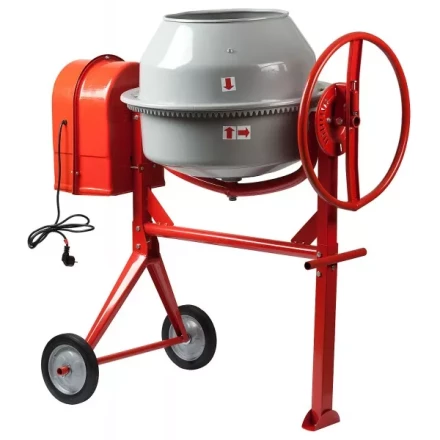 Бетоносмеситель ЗУБР электрический, чугунный венец, 120л, 375Вт ЗБСЭ-120 купить в Когалыме