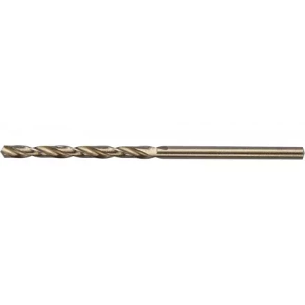 Сверло ЗУБР "ЭКСПЕРТ" КОБАЛЬТ по металлу, цилиндрический хвостовик, быстрорежущая сталь Р6М5К5, класс точн. А1, 2,5х57мм 4-29626-057-2.5 купить в Когалыме
