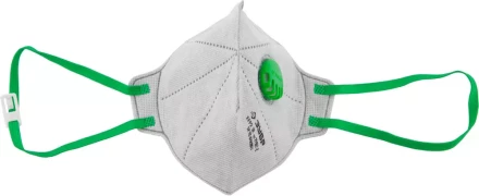 Полумаска фильтрующая ЗУБР "МАСТЕР" плоская, с клапаном, многослойная, угольный фильтр, класс защиты FFP2 11167-2 купить в Когалыме