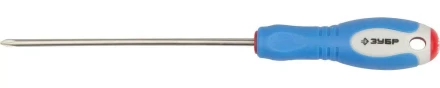 Отвертка ЗУБР, Cr-V сталь, трехкомпонентная рукоятка, цветовая индикация типа шлица, PH №0, 100мм 25252-0-100_z01 купить в Когалыме