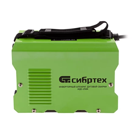Инверторный аппарат дуговой сварки ИДС-250K, 250 А, ПВ 80%, диаметр электрода 1,6-5 мм Сибртех 94396 купить в Когалыме